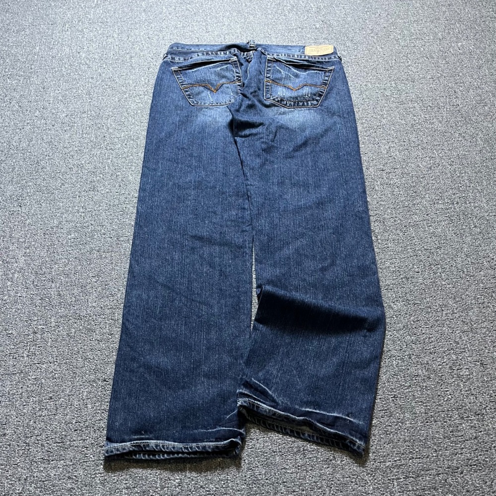Vintage Guess Rebel Straight Leg Jeans 36 Blue Dark Wash Denim Y2K Streetwear